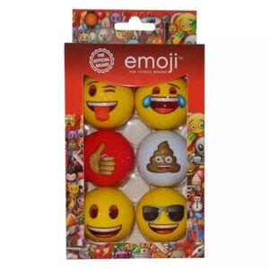 Emoji golf balls